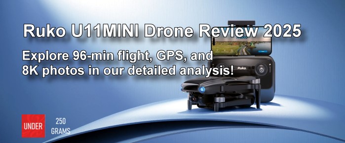 Ruko U11MINI Drone Review 2025: Ultimate Lightweight 4K Drone for Beginners?