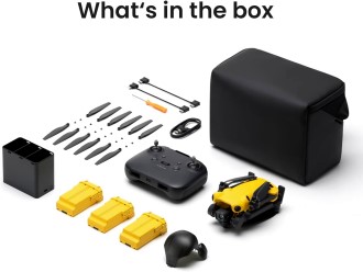 SKYROVER X1 Fly More Combo, Drone with 4K Camera for Adults, 8K Photos, Weighing Under 249g, 50000ft Transmission Range, 96-Minute Flight Time with 3 Batteries—what's included in the box?