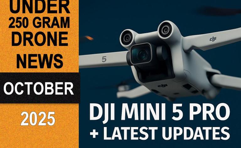 Under 250 Gram Drone News for October 2025: The Biggest Month Yet for Lightweight Drone Innovation!