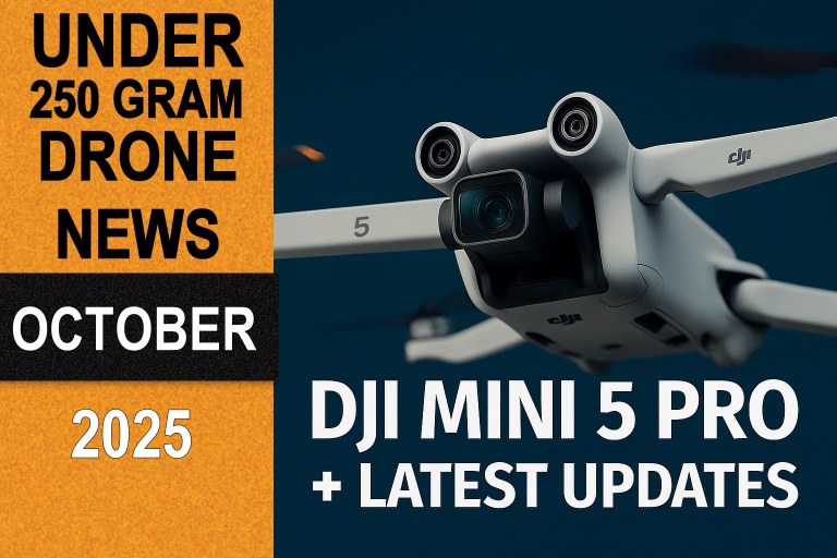Under 250 Gram Drone News for October 2025: The Biggest Month Yet for Lightweight Drone Innovation!
