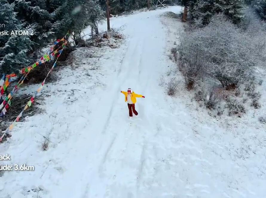 Potensic ATOM 2 Review: AI Track on Snowy Days | Capture Outdoor Adventures Effortlessly